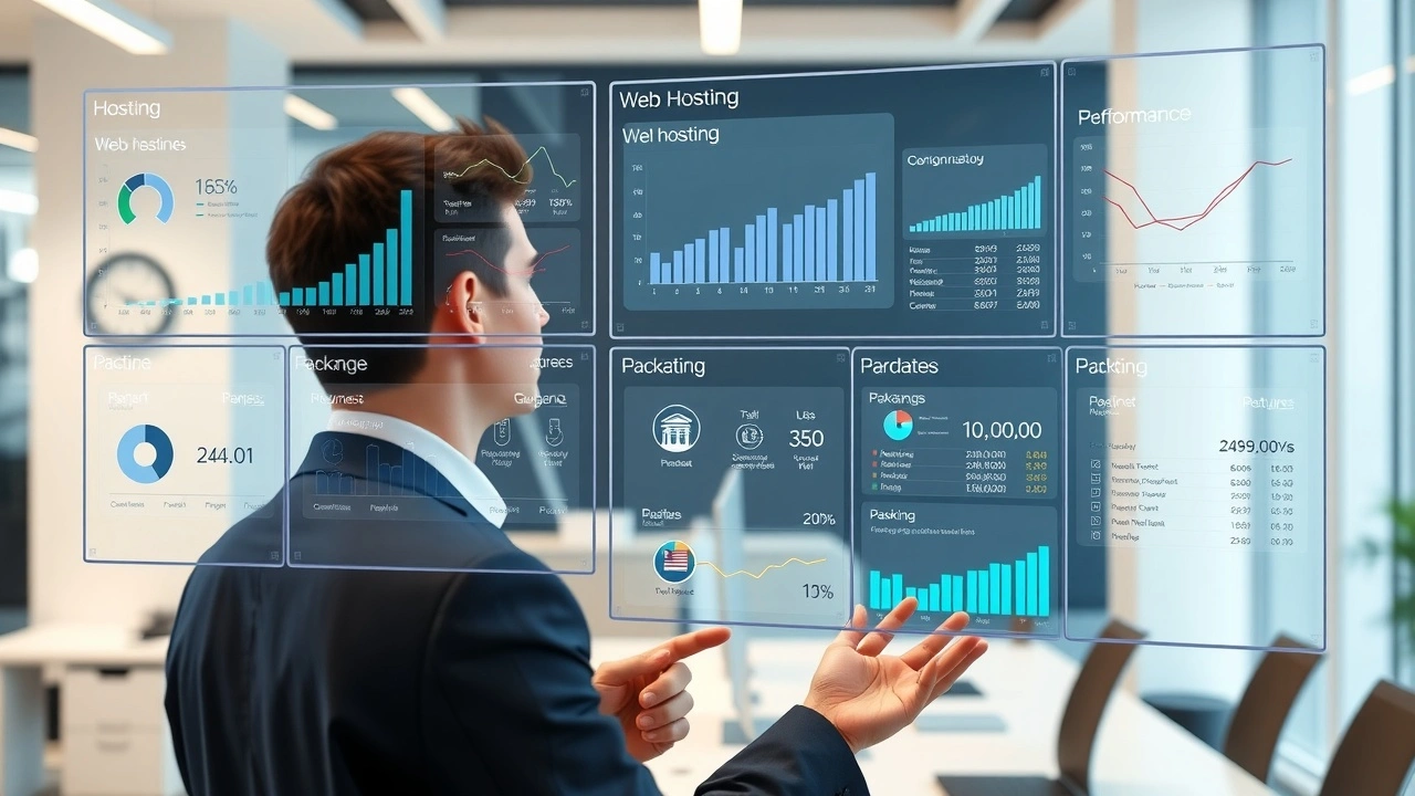 Personne comparant des offres d’hebergement web pour choisir le meilleur rapport qualite-prix