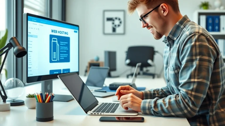 Personne comparant des options dhébergement web économique de qualité