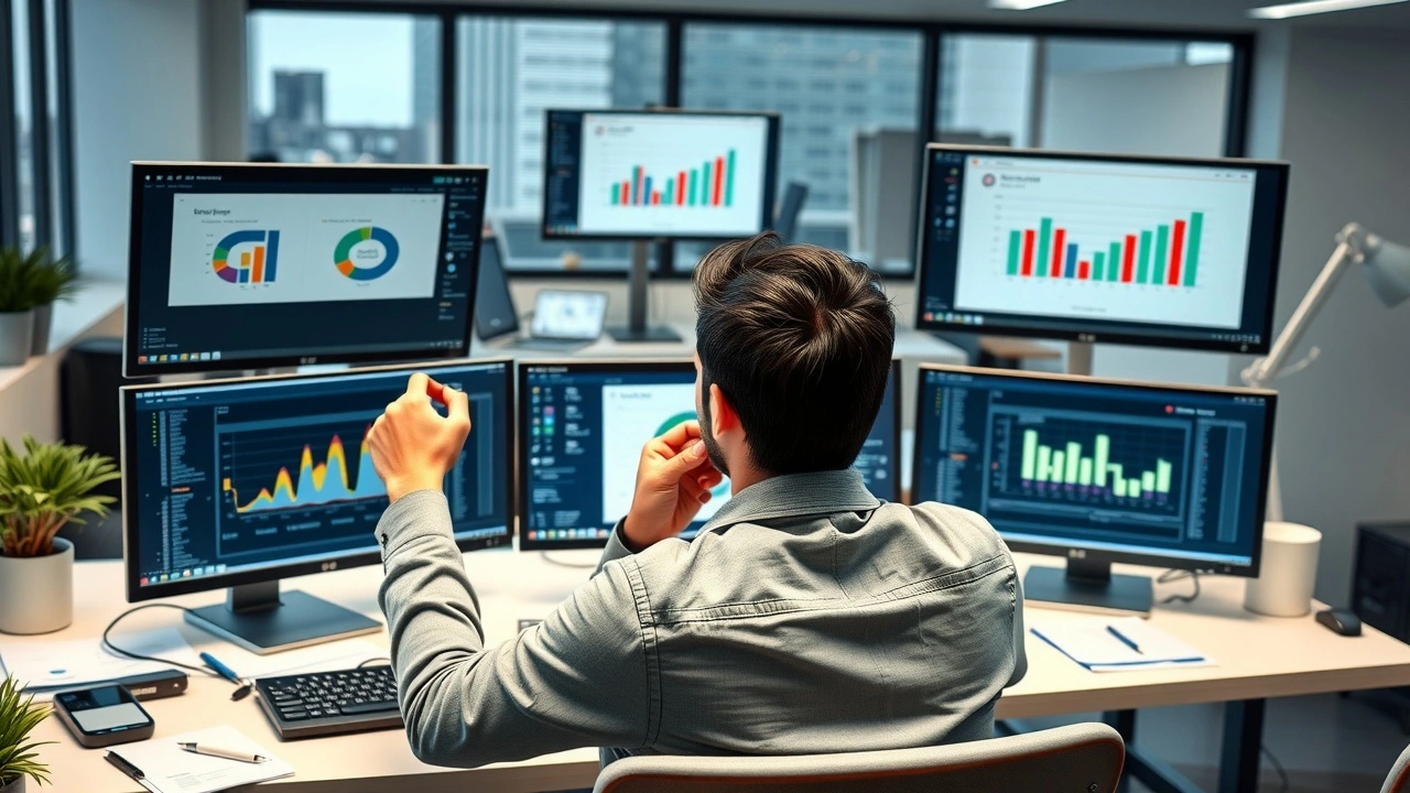 Personne analysant des options dhébergement web selon projet et budget en 2024