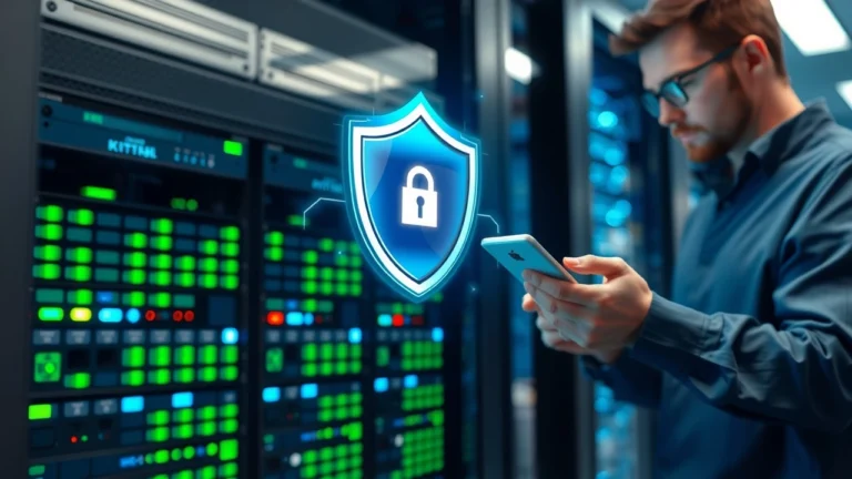 Serveur sécurisé avec un pare-feu efficace en action