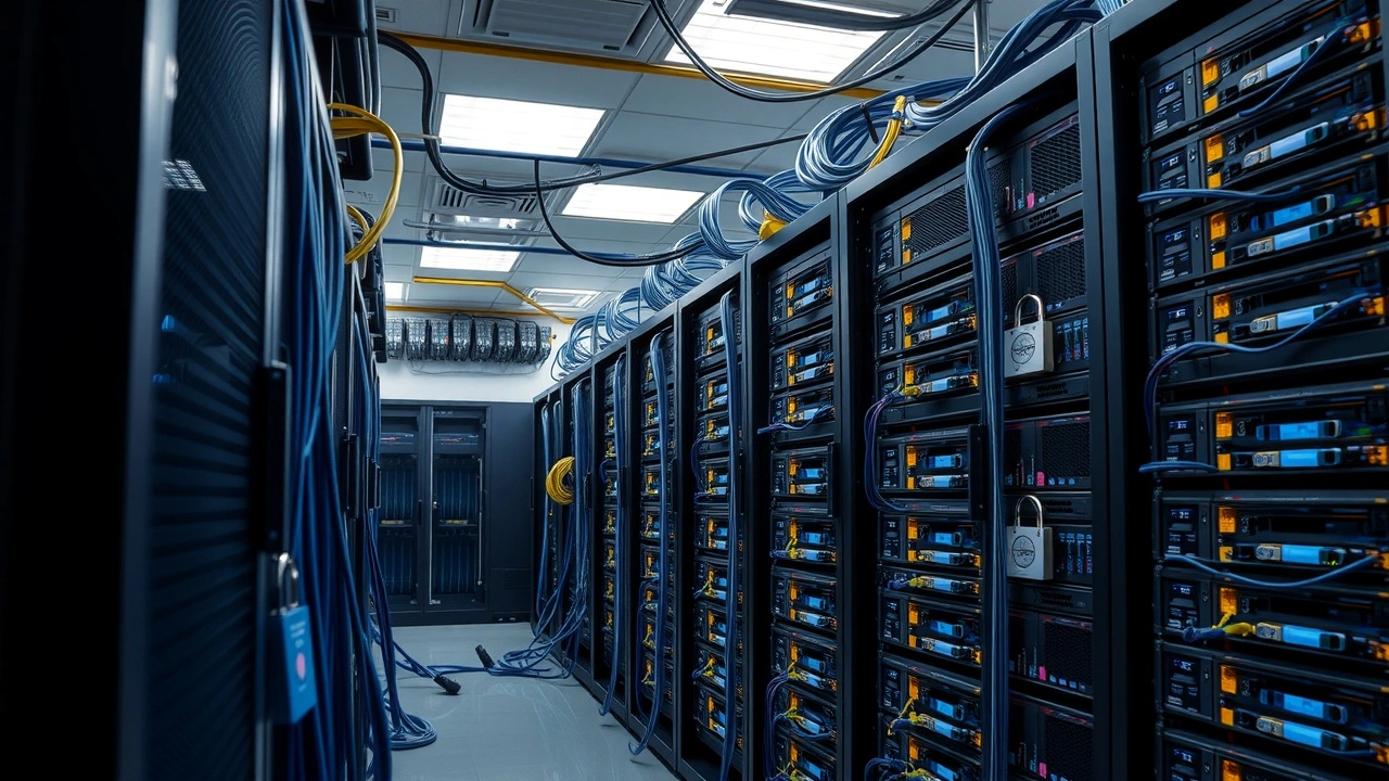 salle serveur avec securite avancee bases de donnees mysql