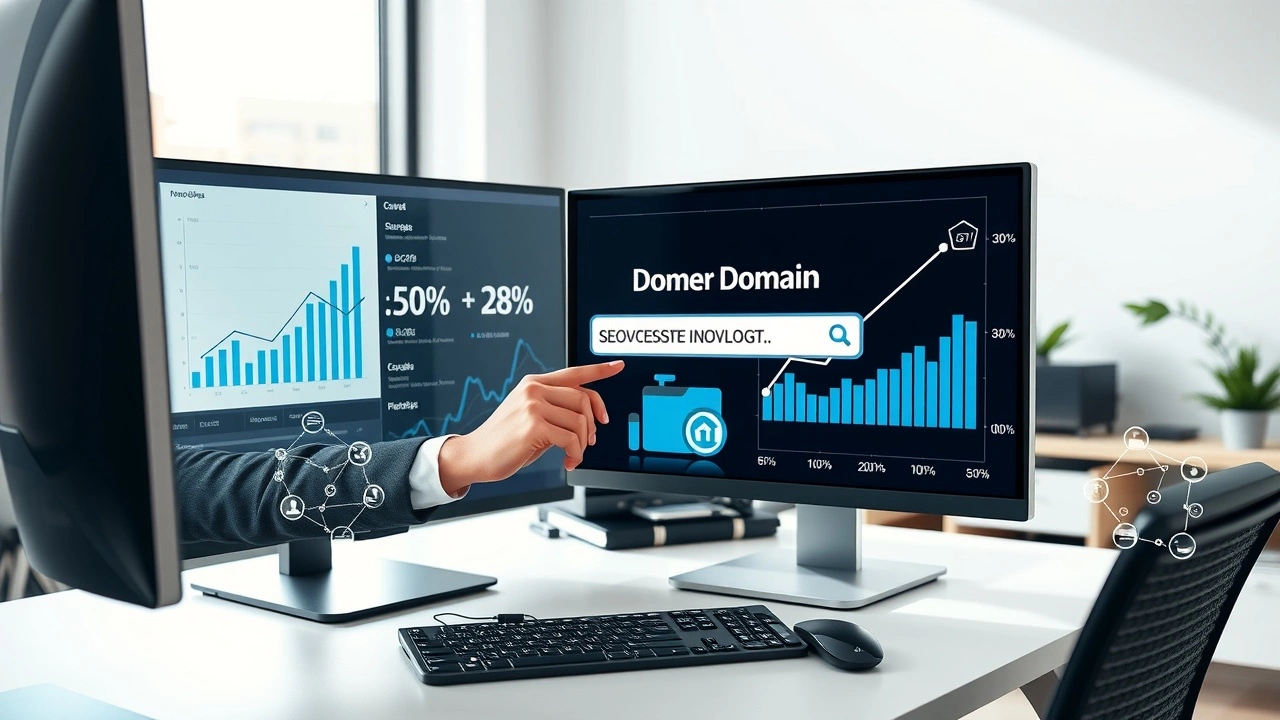 Personne effectuant un transfert de nom de domaine sans impact sur le référencement