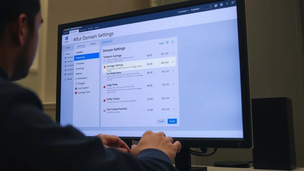 personne controle configuration nom de domaine erreurs visibles