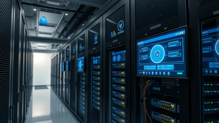 Environnement d'hébergement e-commerce sécurisé et stable dans un centre de données moderne