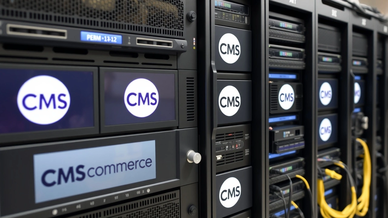 rack de serveurs avec interfaces cms pour integration hebergement