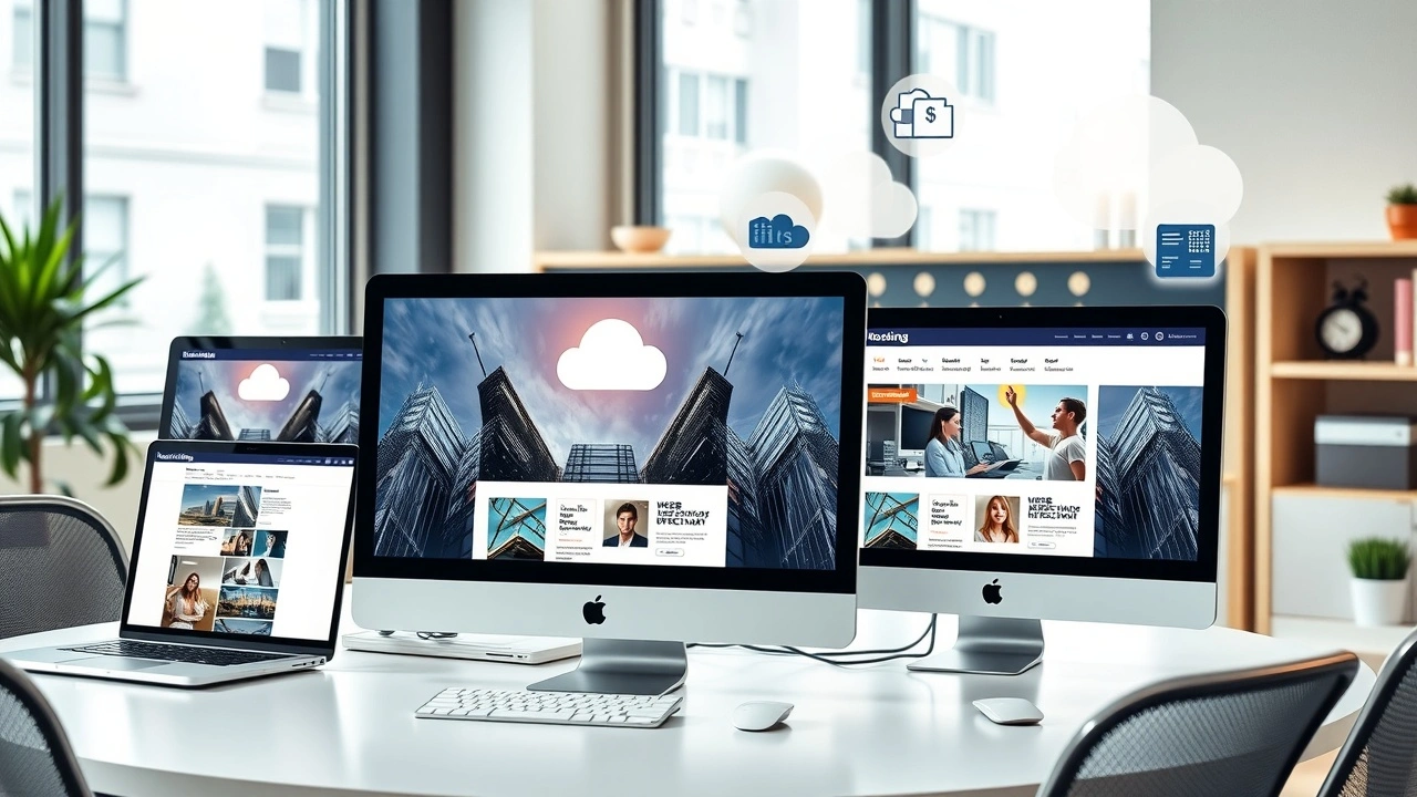 Illustration des offres d hébergement web flexibles pour développer une activité en ligne