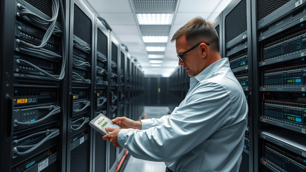 technicien informatique restaurer donnees sur serveurs data center