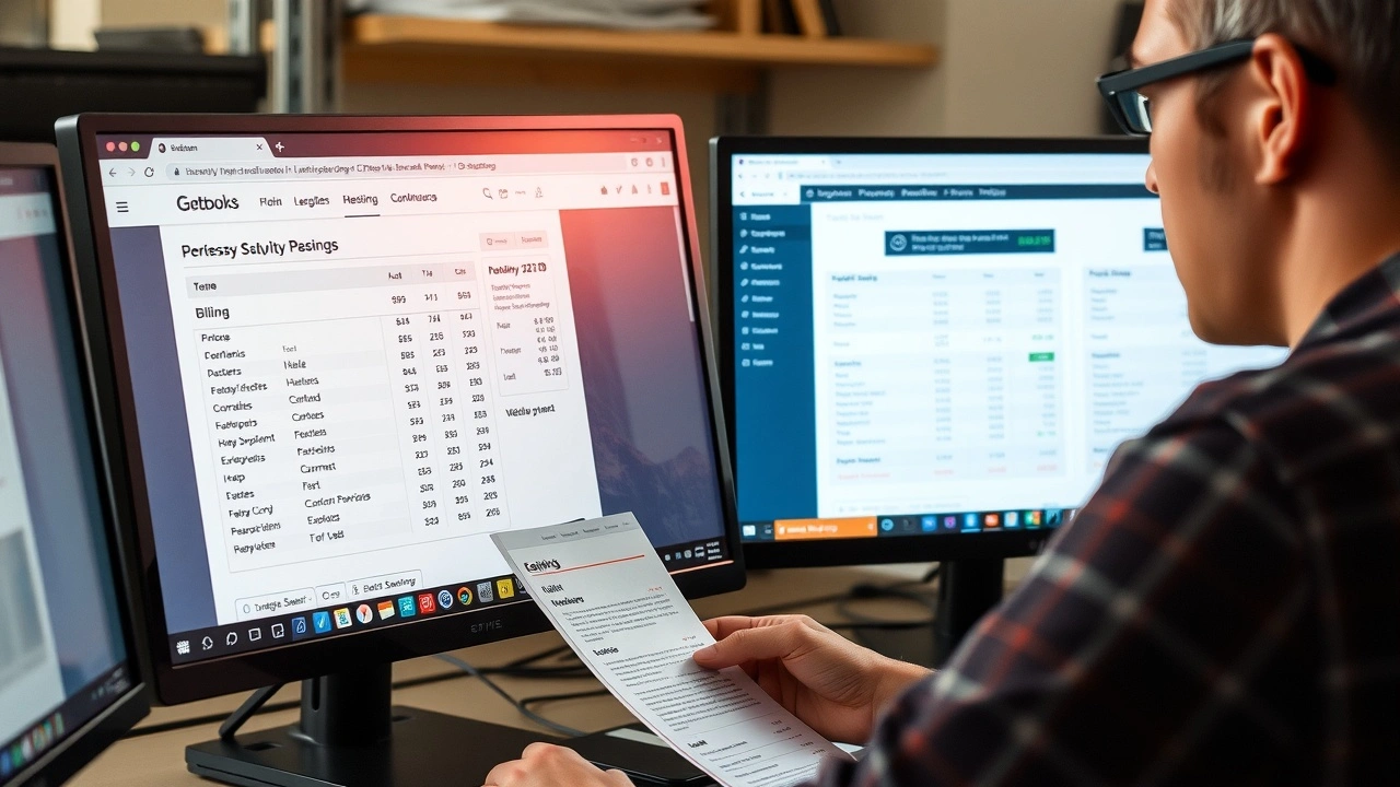 personne consulte facture hebergement web en evite depassement budget