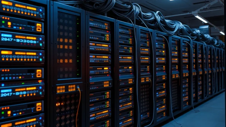 Salle de serveurs dedicaces avec haute disponibilite et controle total