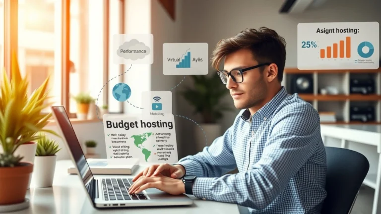 Personne comparant des offres dhébergement web pas chères pour optimiser son choix