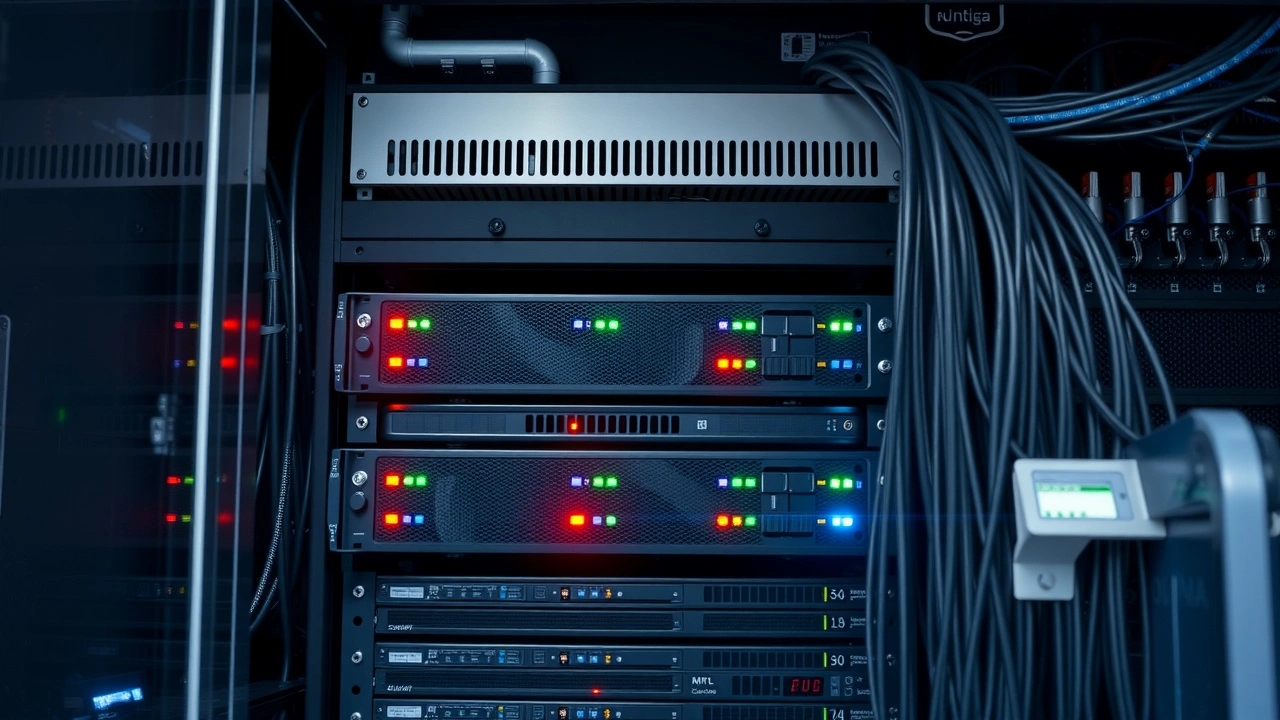 serveur haute performance dans centre de donnees bien organise