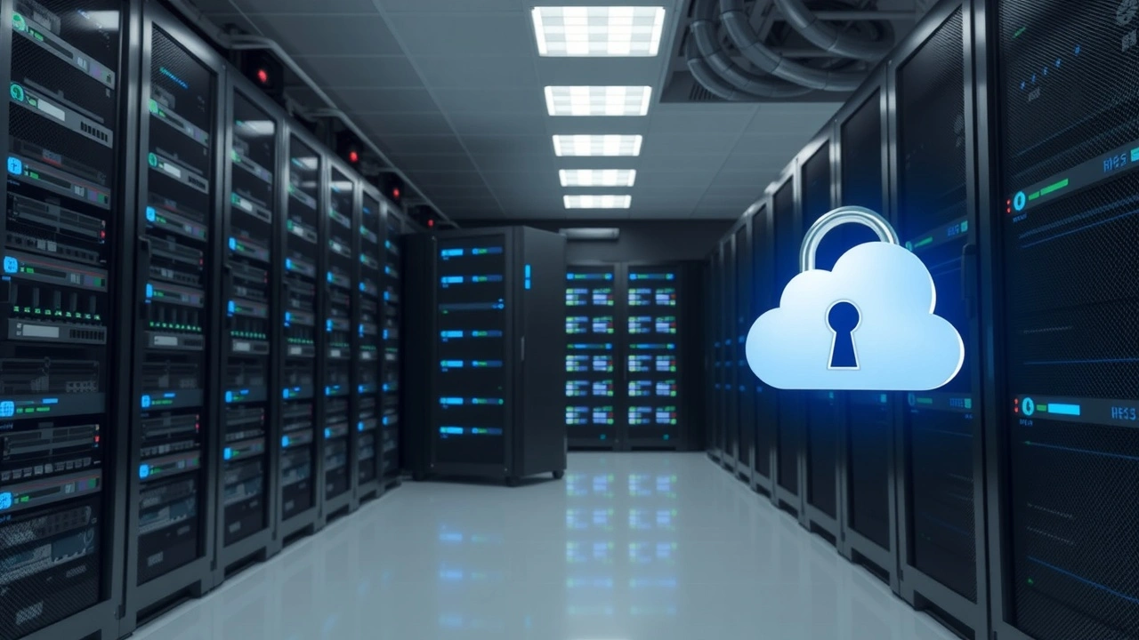 salle serveur securisee avec equipement securite commerce en ligne