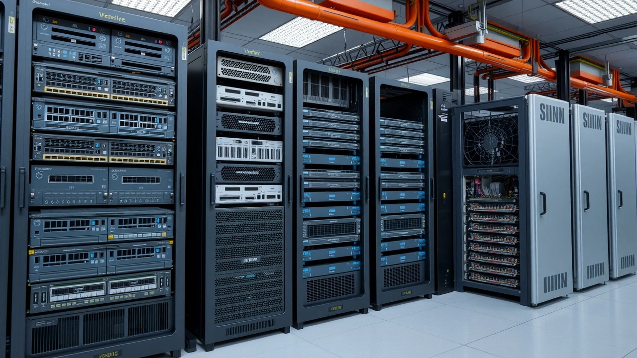 serveurs hebergement web differents types en centre de donnees