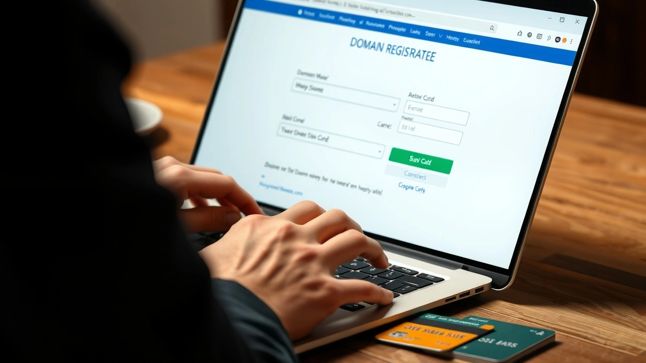 personne achetant un nom de domaine en ligne securise