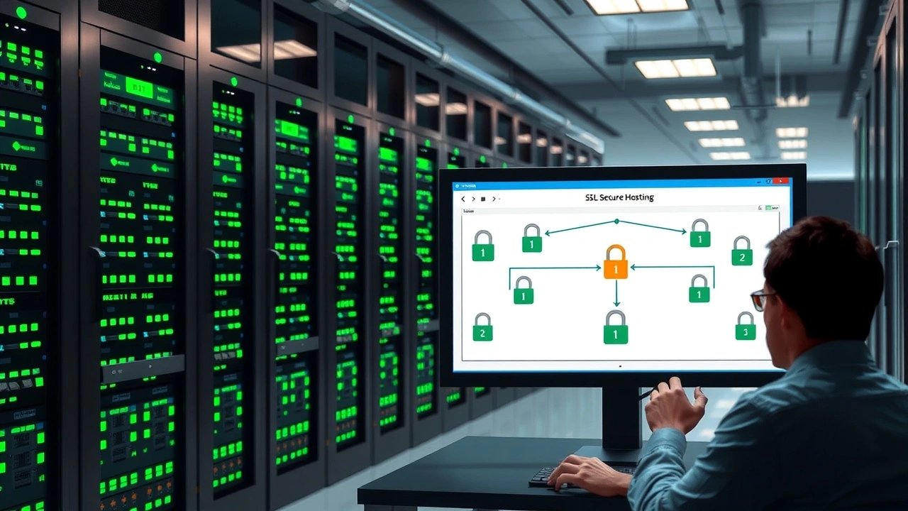 Illustration de la configuration de certificats SSL auto-signés pour un hébergement sécurisé