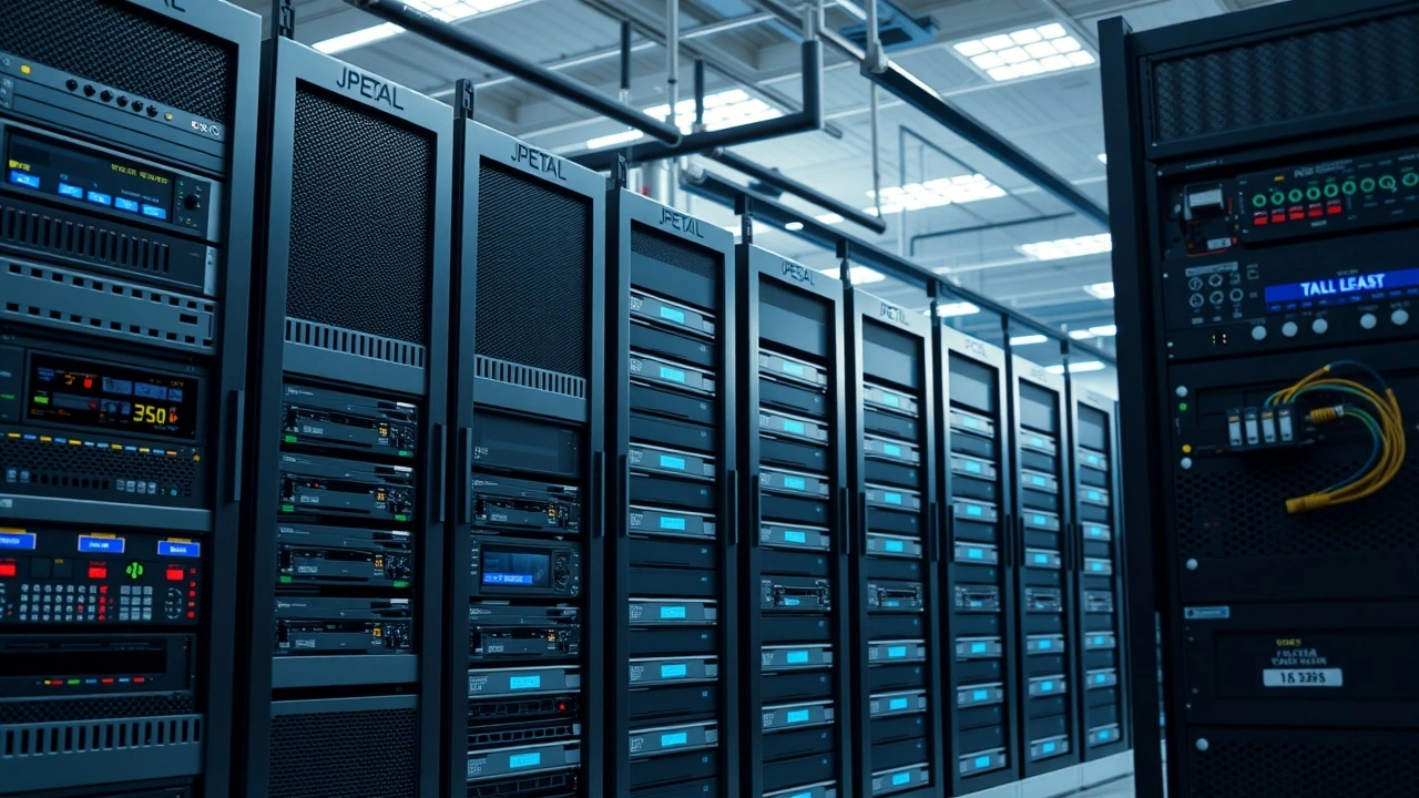 plusieurs serveurs differents types hebergement web data center