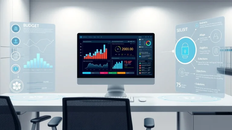 Interface futuriste montrant la selection dhebergements web personnalises avec lIA selon objectifs et budget