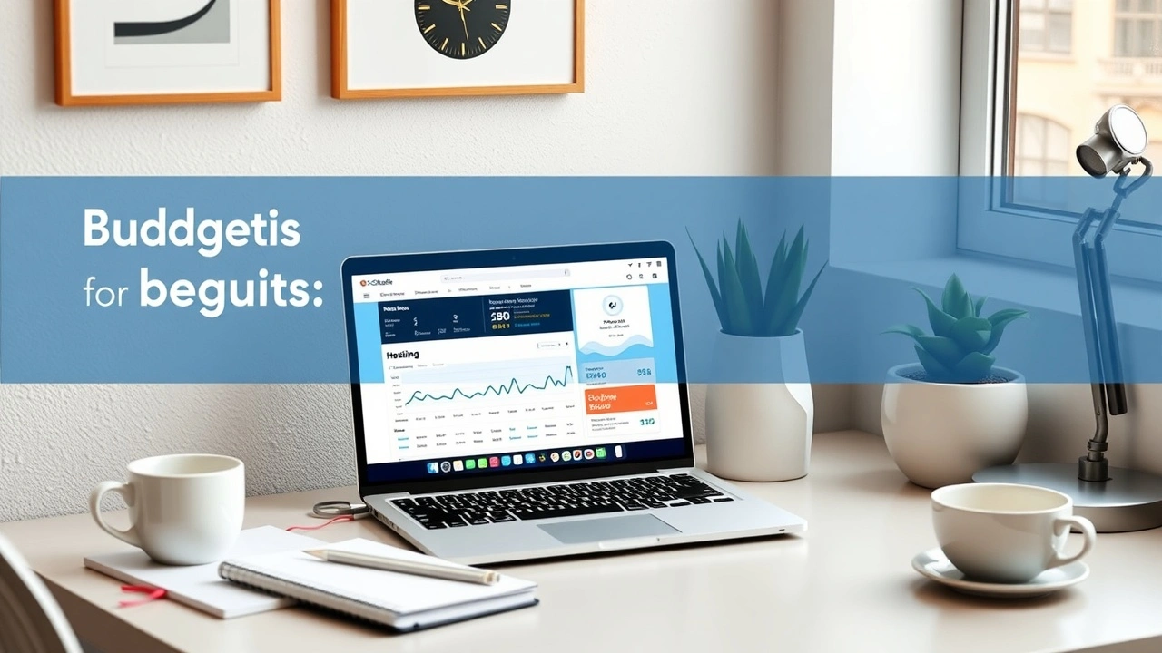 Espace de travail moderne illustrant l'optimisation de budget pour l'hébergement web