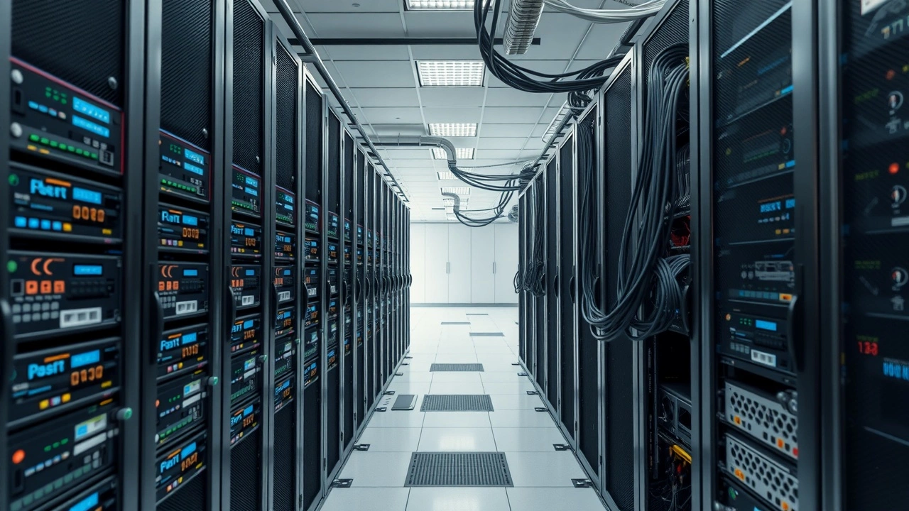 racks serveurs divers types hebergement boutique en ligne