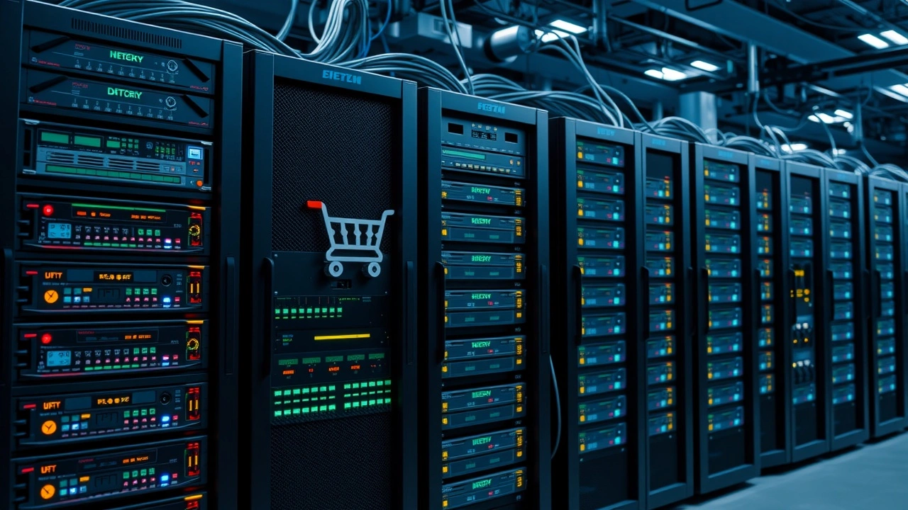 serveurs et equipements dhébergement ecommerce en data center