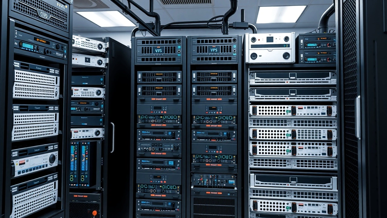 differents types de serveurs d hebergement web en salle serveur