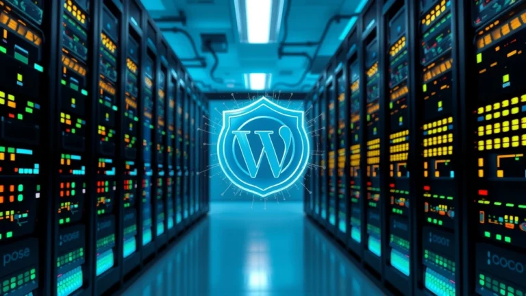 Illustration de la securite WordPress avec gestion proactive des ressources serveur