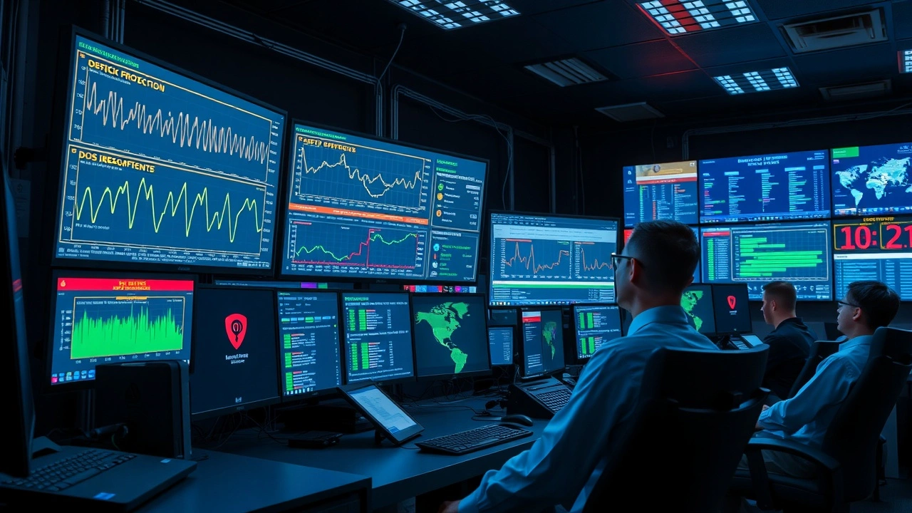 centre de securite informatique equipe surveille attaque reseau ddos