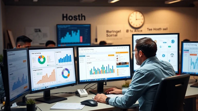 Personne comparant des hébergeurs web pour un lancement de site réussi sans dépasser le budget