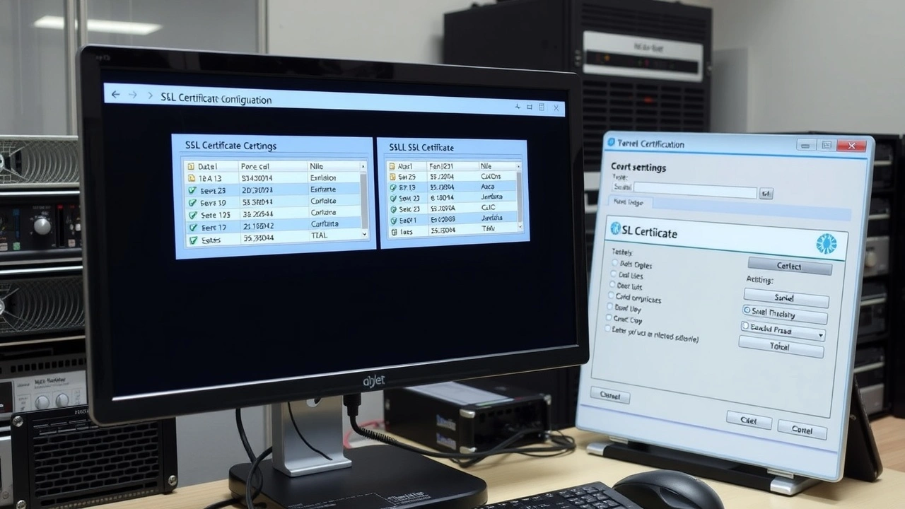 ecran ordinateur configuration certificats ssl multi domaines