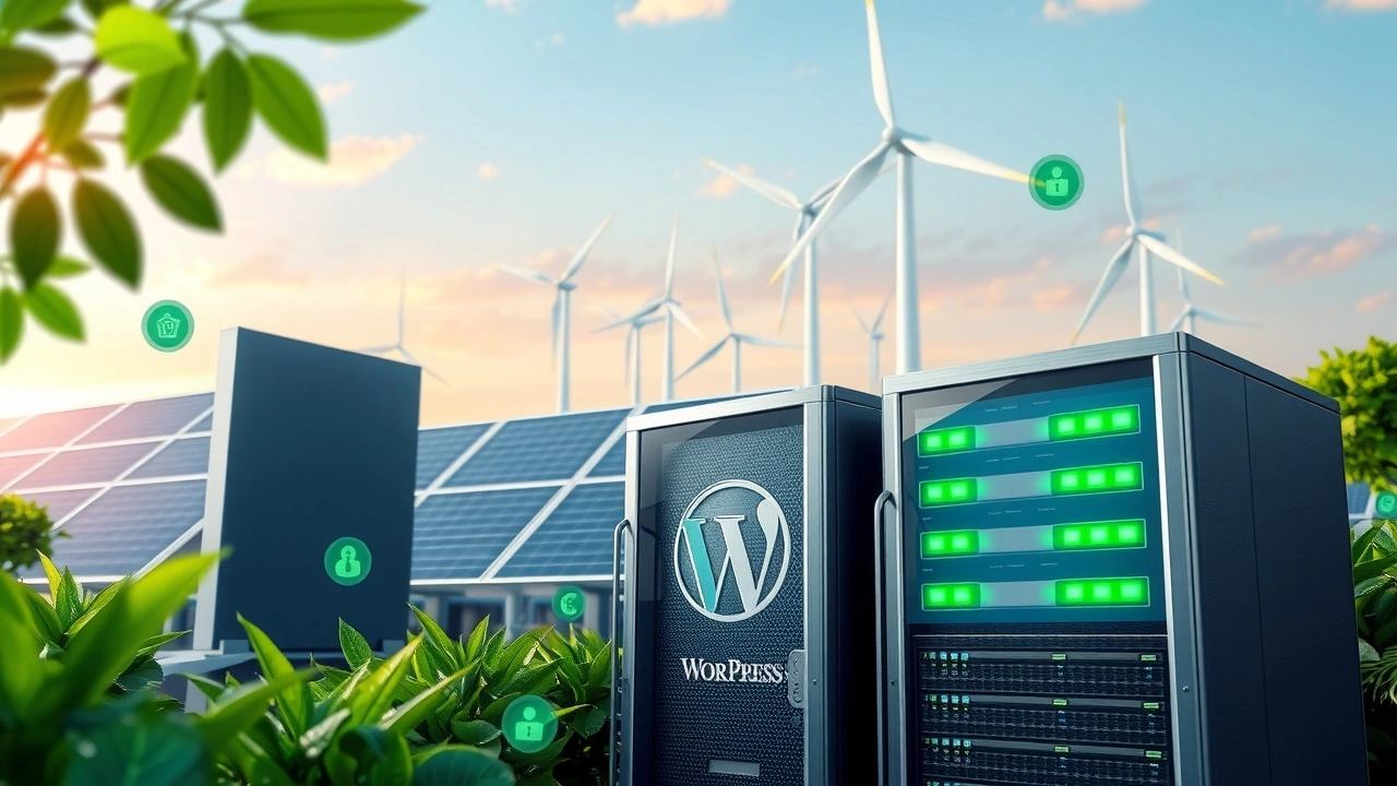 Centre de données écologique et performant pour hébergement WordPress