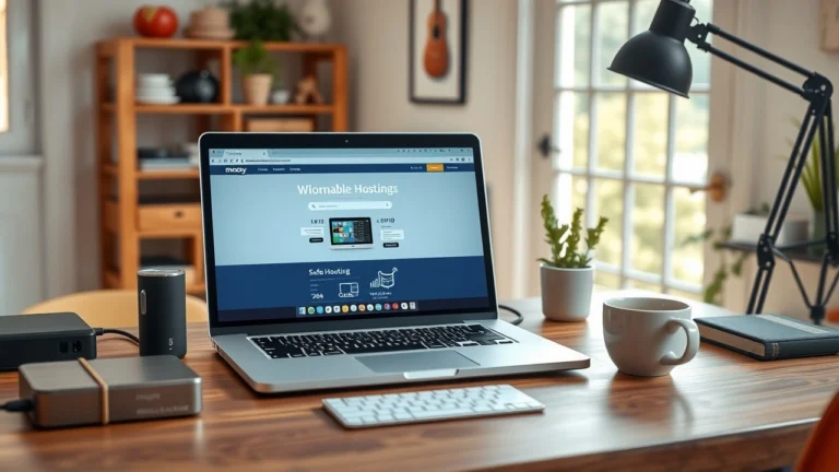 Bureau confortable illustrant les options dhébergement pas cher pour un petit site