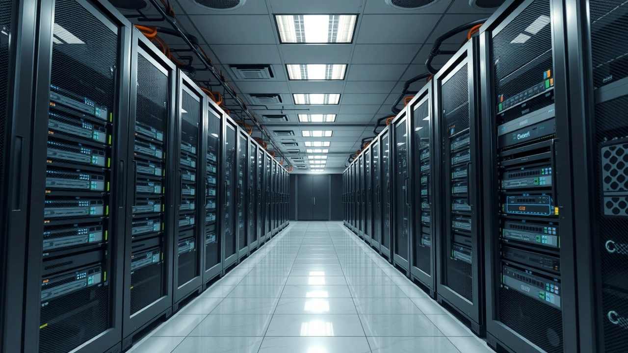 salle serveur moderne pour hebergement e commerce