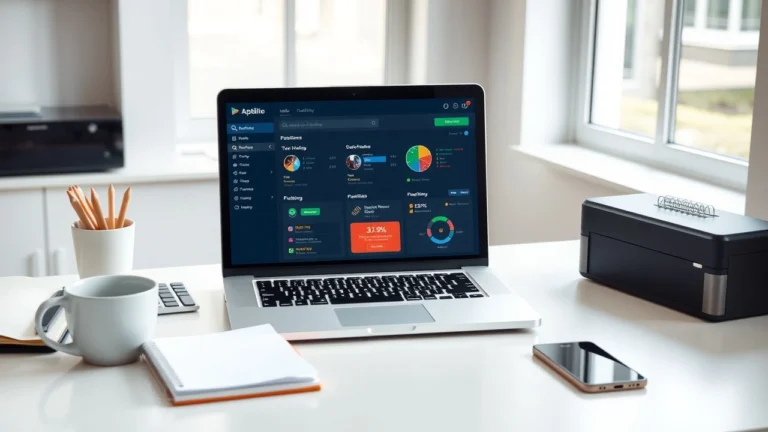 Espace de travail simple montrant la gestion d'un hébergement web économique pour débutants