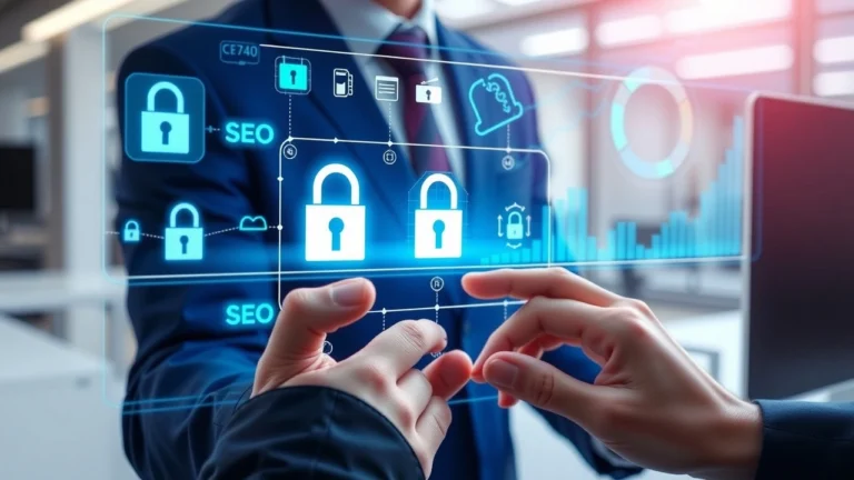 Illustration d'un transfert securise de nom de domaine sans affecter le referencement naturel