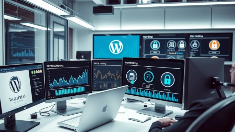 Professionnel optimisant lhebergement WordPress pour performance et securite