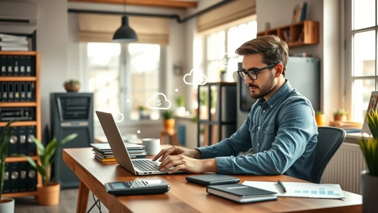 Entrepreneur choisissant un hebergement web fiable et adapte a son budget