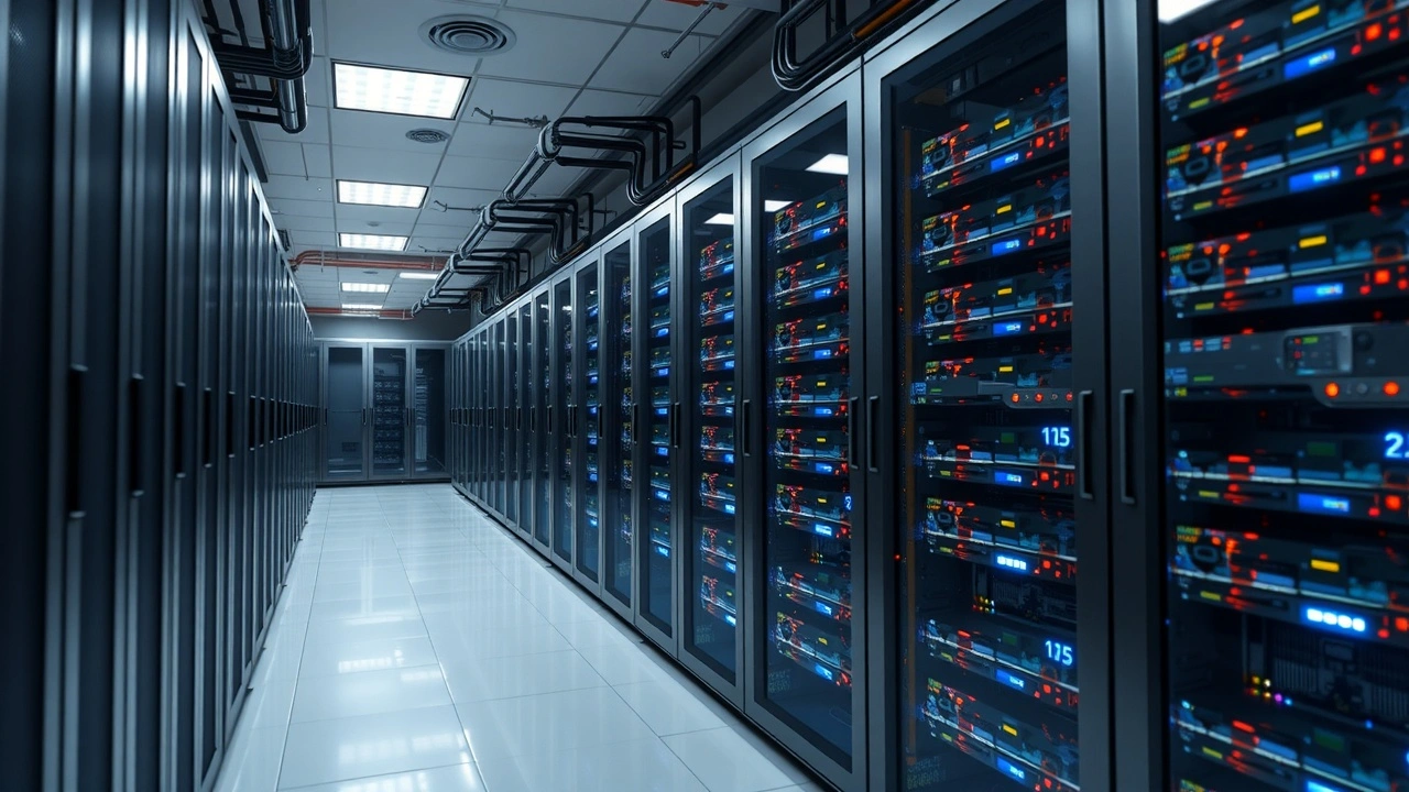 Salle de serveurs dedies optimisant la gestion des pics de trafic extrem