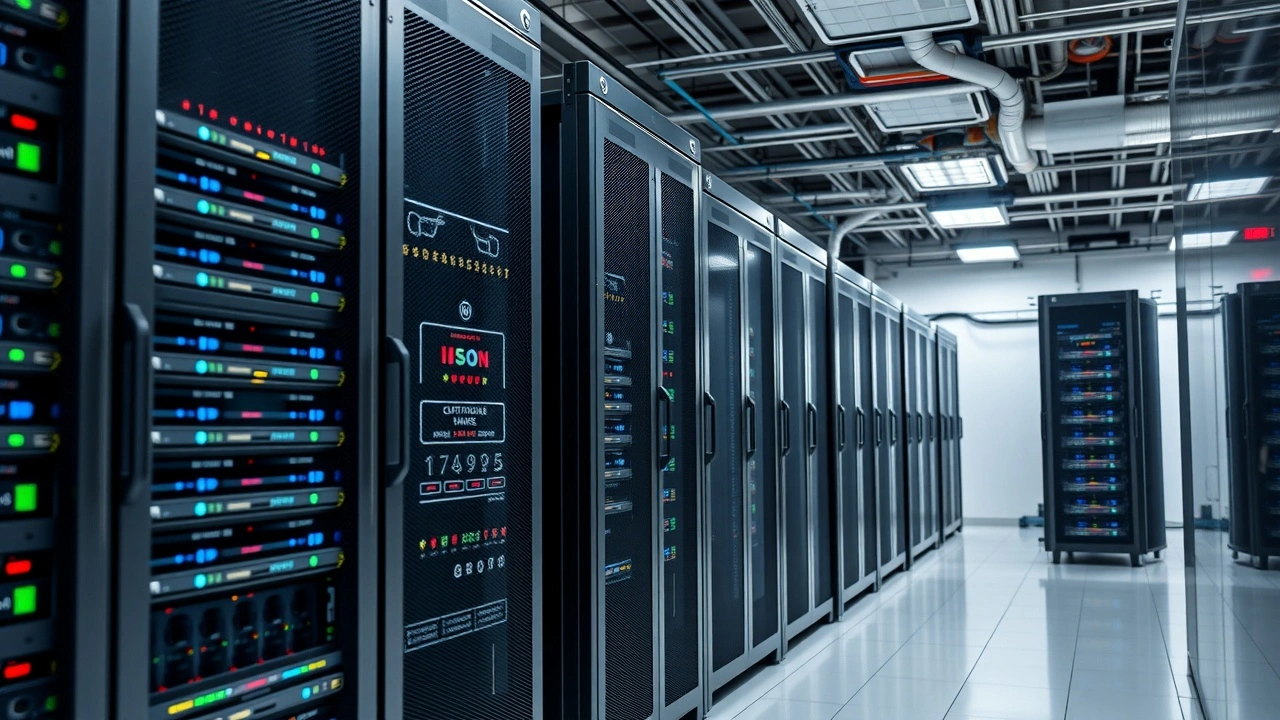 racks de serveurs differents pour hebergement ecommerce
