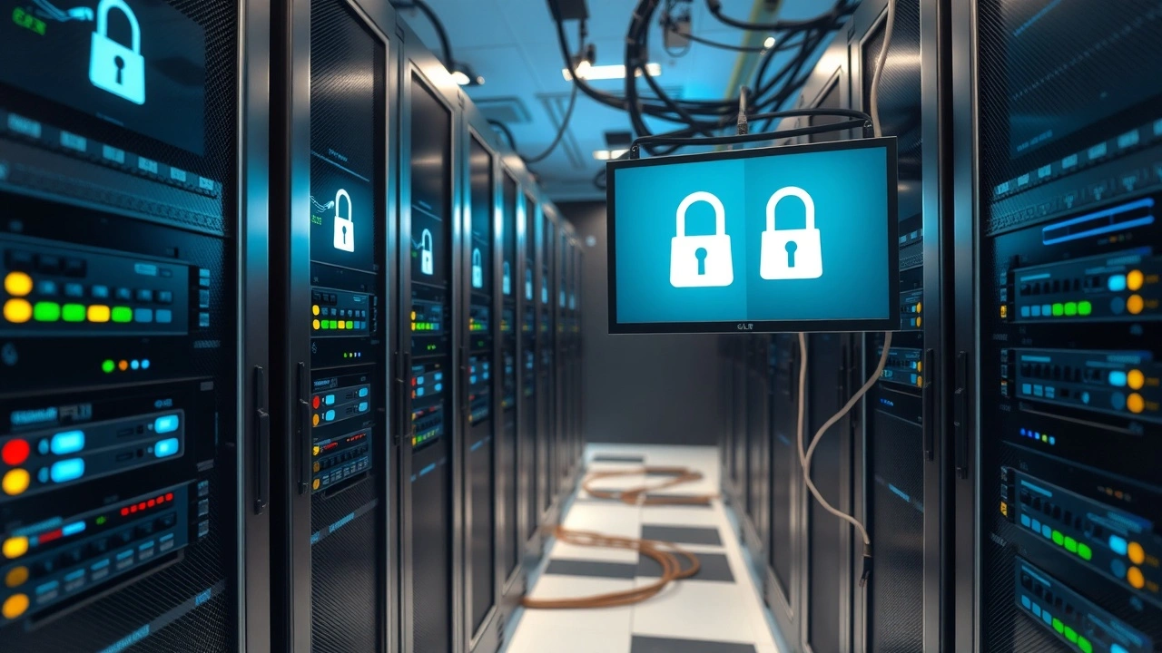 plusieurs serveurs relies avec icones de certificats ssl visibles