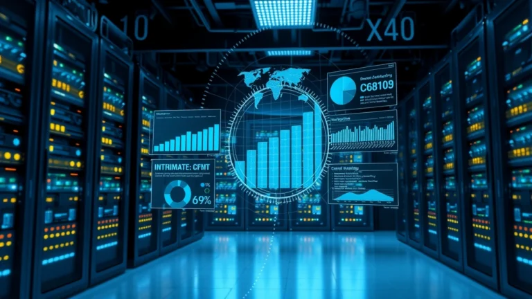 Salle de serveurs dedies avec analyse intelligente des configurations